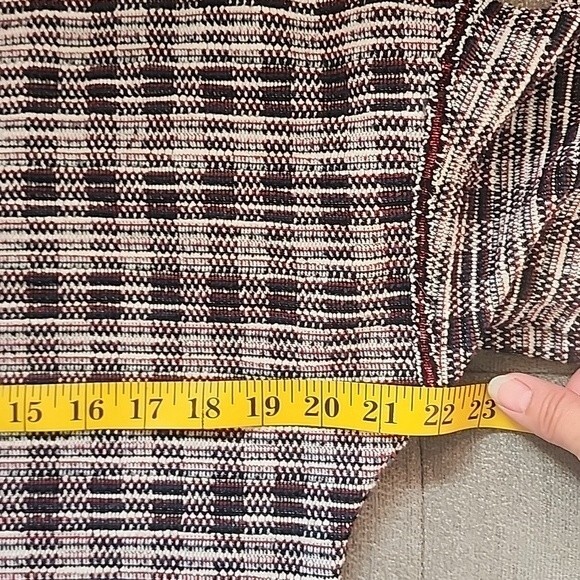 Max Studio multi-color woven long sleeve dress size L - Picture 7 of 9